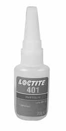Is recommended for vertical or overlapping surfaces. Loctite 431, 20 g Especially suited for gluing of porpous or absorbing materials e.g. wood, paper, leather and cloth.