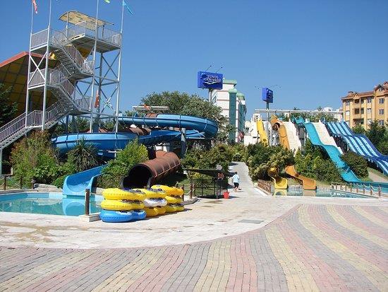 This water park is located in Belek, 40 kilometres from Antalya. 15.