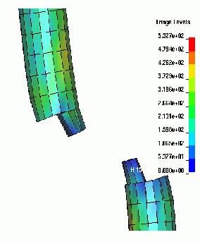 8 th International LS-DYNA Users Conference Crash/Safety (2) 4-3 Force-Displacement Results for Mount Models under Pure Shear Loading CAE ( ) :