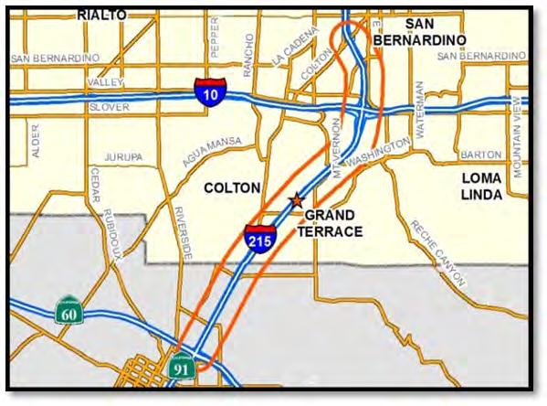Phase: Close-Out I-215 Corridor Type: Mainline I-215 BI-COUNTY HIGH OCCUPANCY VEHICLE (HOV) GAP CLOSURE This project will add a High Occupancy Vehicle (HOV) lane in each direction of I-215 between