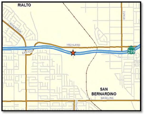 SR 210 Phase: Construction Type: Interchange SR-210 / PEPPER AVENUE This project will provide a new freeway interchange to serve the City of Rialto.