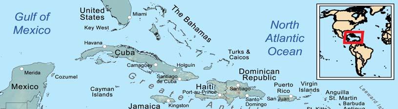 JAMAICA : OUR LOCATION Jamaica is among the many small