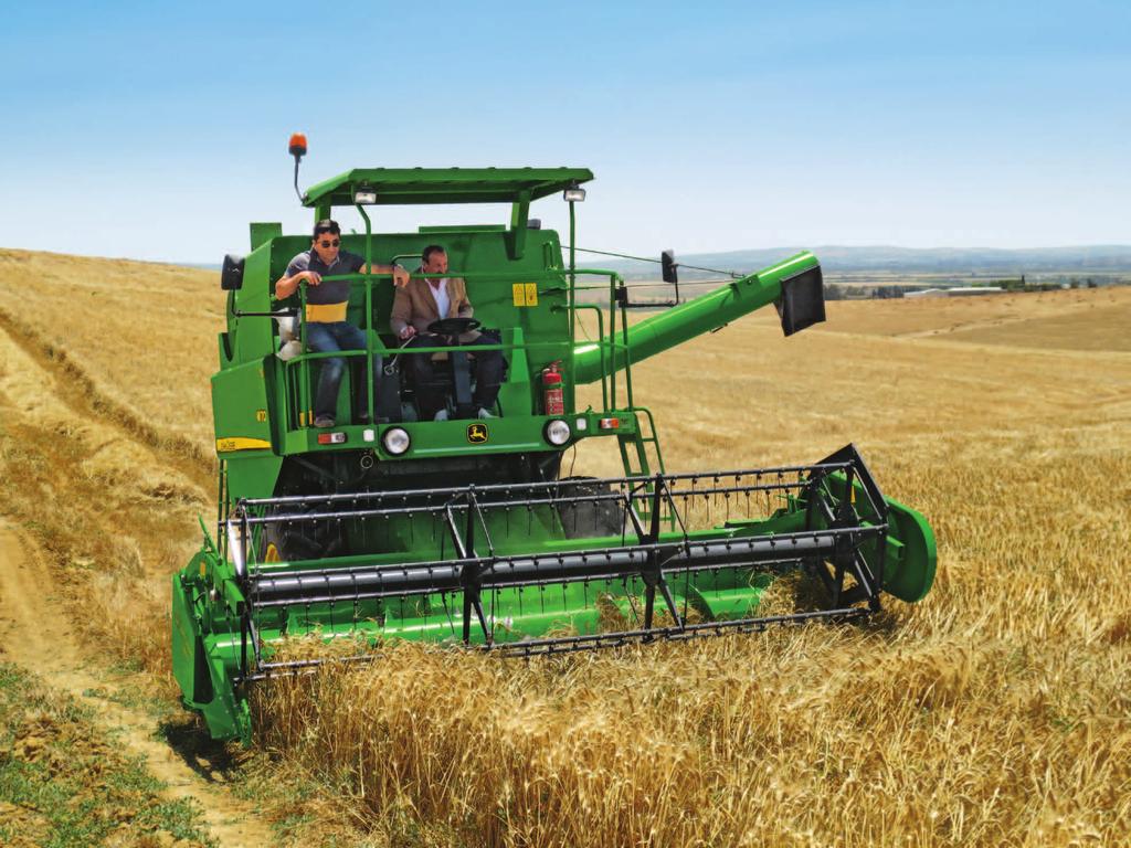 3 Key product features: No belt slippage in wet or undulating fields due to Posi Torque Drive: Self cleaning radiator guards against radiator choking needs less frequent cleaning 8 wing beater and