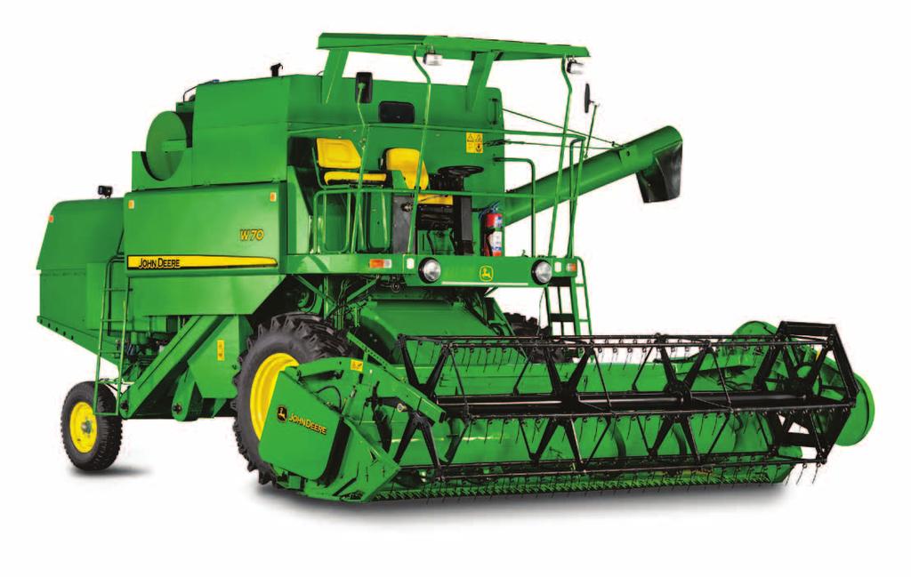 Electro deposition paint prevents rusting, thereby increasing the life of the combine.