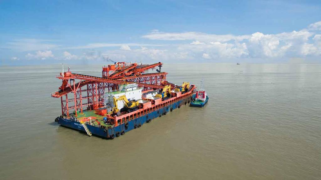 It also offers third party tug & barge operation, in addition to ship management services.