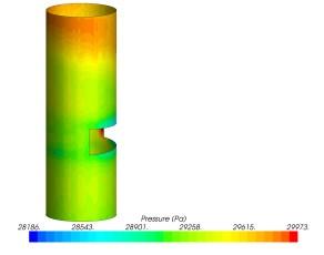 Figure 8 shows the applied loading condition on FE model transferred from CFD analysis.