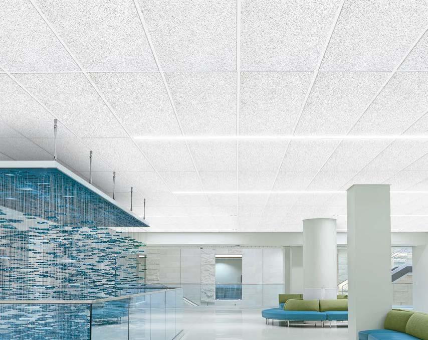 Sustainable Ceiling Systems Durable, sustainable, noise control for spaces Prelude requiring acoustics and design
