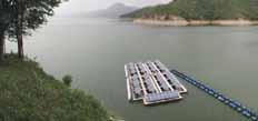 weighted tracking system may help to solve the problem of installation space and believing that installation of photovoltaic plant on the water surface which has lower temperature than the ground