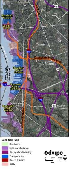Major Freight Center: Camden / Gloucester City Waterfront Land Use and Business Summary Transportation Joseph A.