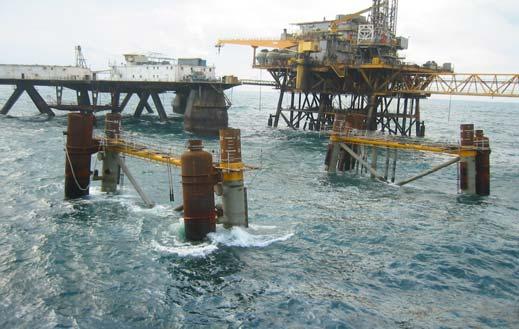 Offshore has installed three Gas Compression Platforms (GCP s) Aboozar Gas Compression Platform (AB-GCP), Aboozar Field