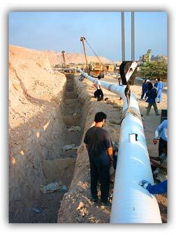 24 pipeline in Kharg Island Location: kharg island, Persian Gulf Client: Iranian offshore Oil