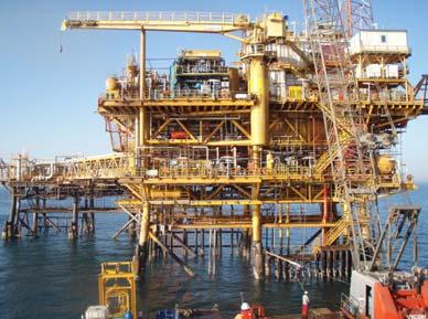 Fabrication, installation and pre-commissioning of 24 riser and tie-in spools Location: Abouzar offshore complex Client: Iranian