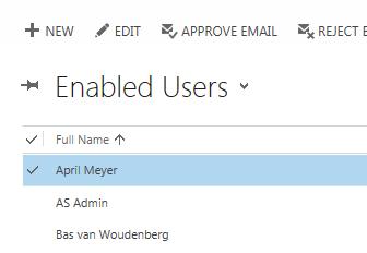 OR Under psasuite SETTINGS navigate to CRM Users. Select one user and open the record.