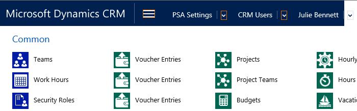 2.3 PSA SECURITY ROLES To validate that the roles have been associated to the user, click the dropdown menu of the user and select