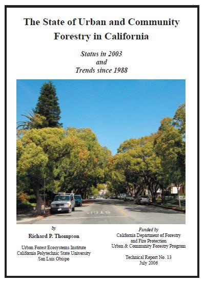 Good Trends in California s Urban Forest Increased $ for planting 1999 = $1 M 2015-16 = $15-30 M Increased