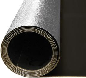 Vinaflex Noise Barrier is offered in the following forms: Vinaflex with Absorber / Decoupler (VP) Vinaflex VP consists of a flexible, mass loaded vinyl barrier laminated to a quilted fiberglass