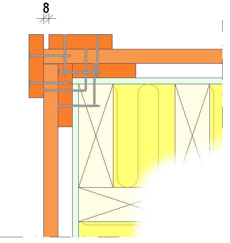 External Corners for Horizontal Cladding - Timber Frame Wall Option 1 Option 2 15 21 x 92