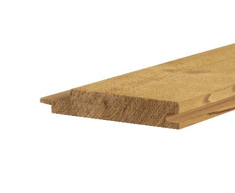 Battening/Cornering (2 sides textured, 2 sides smooth) 25mm x 125mm Channel Cladding (textured)
