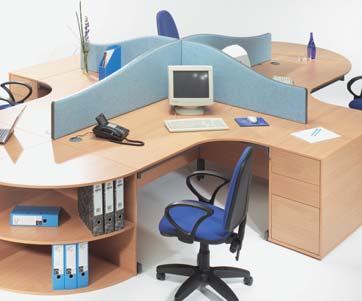 EDUCATIONAL FURNITURE Panel end island desking system Certain ranges are held in stock, please