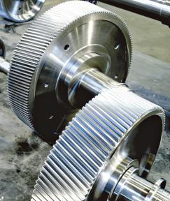 About 70% market share in complete high speed gear market across applications up to 70 MW capacity and speeds of 70,000 rpm. Own developed technology for high speed gear boxes upto 7.