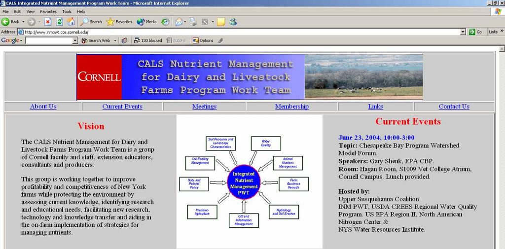 CALS Integrated Nutrient Management for Dairy and