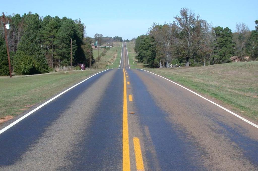 Thermoplastic PM Rural and Asphaltic Roadways: