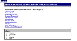 Standard processes Lean Finance methodology Voice of Customer (VoC) / SIPOC Towards effective,