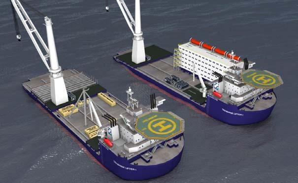 UNIQUE OPERATIONAL FLEXIBILITY The TML system and vessels offer high operational