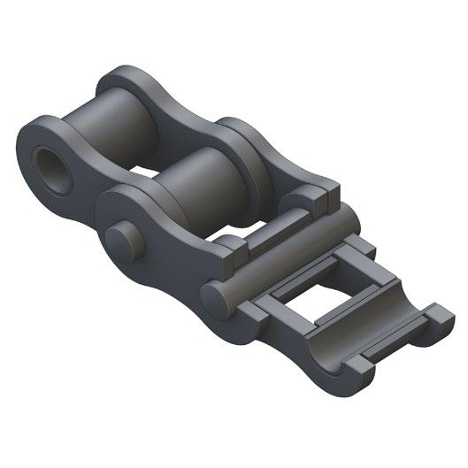 Good corrosion protection, maximum operating reliability Roller chains - American type High Performance from Rexnord.