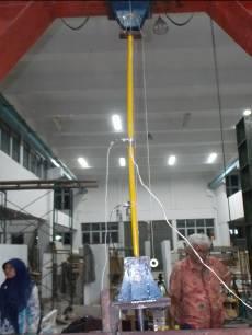 Therefore, a vibration technique for obtaining the axial compressive force of hangers or suspenders may only apply within 45% of its critical load. 6 5 Frequency ( Hz ) 4 3 1 Experiment 5 1 15 5 Fig.