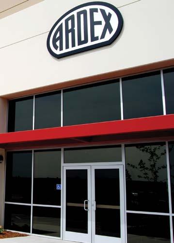 SUPERIOR SERVICE IN EVERY BAG The people of ARDEX Americas are proud to provide quality products