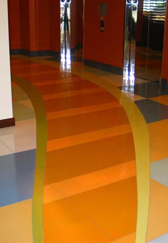 ARDEX Designer Floors TM From a basic gray or white to the most intricate, one-of-a-kind design, decorative floors offer color and design options to match the floor surface to decorative shades and