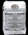 1/4 to 3/4 (6 mm to 19 mm) neat Up to 2 (5 cm) with aggregate Walk on in 2 to 3 hours Seal in as little as 24 hours ARDEX CD TM Concrete Dressing Blend of Portland and other hydraulic cements