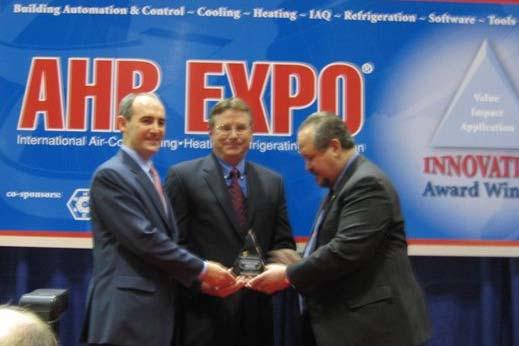 AHR EXPO 2005 MOST INNOVATIVE PRODUCT AWARD WINNER Products are judged for