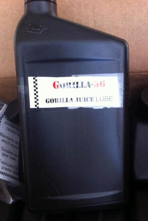 Sample #4 Lazarsmith Gorilla Juice Gorilla Juice is blended in house by Lazarsmith. This fluid is marketed as being blended specifically for the G56 transmission.