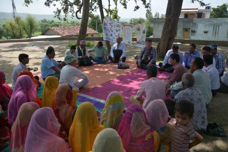 Focus Group Discussion (FGD) with the local goat raisers/farmers of Jhadol, Udaipur District.