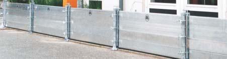 Open Grund BLOBEL Fld Prtectin Walls are als designed t be used in difficult terrain.