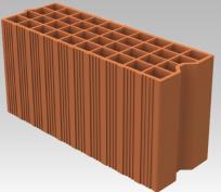 : Imerys Optibric PV 560x200x274 R >0,60 7,5 0,3 0,5 Vertically perforated clay brick, e.g.