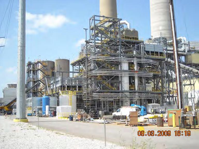 Alstom s Chilled Ammonia Process Installation Progress at AEP