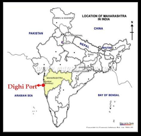 DIGHI PORT LIMITED PORT OVERVIEW Concession & Infrastructure Connectivity Location 50 year concession agreement with Maharashtra Maritime Board (MMB), Government of Maharashtra (GoM) till 2052 Rail