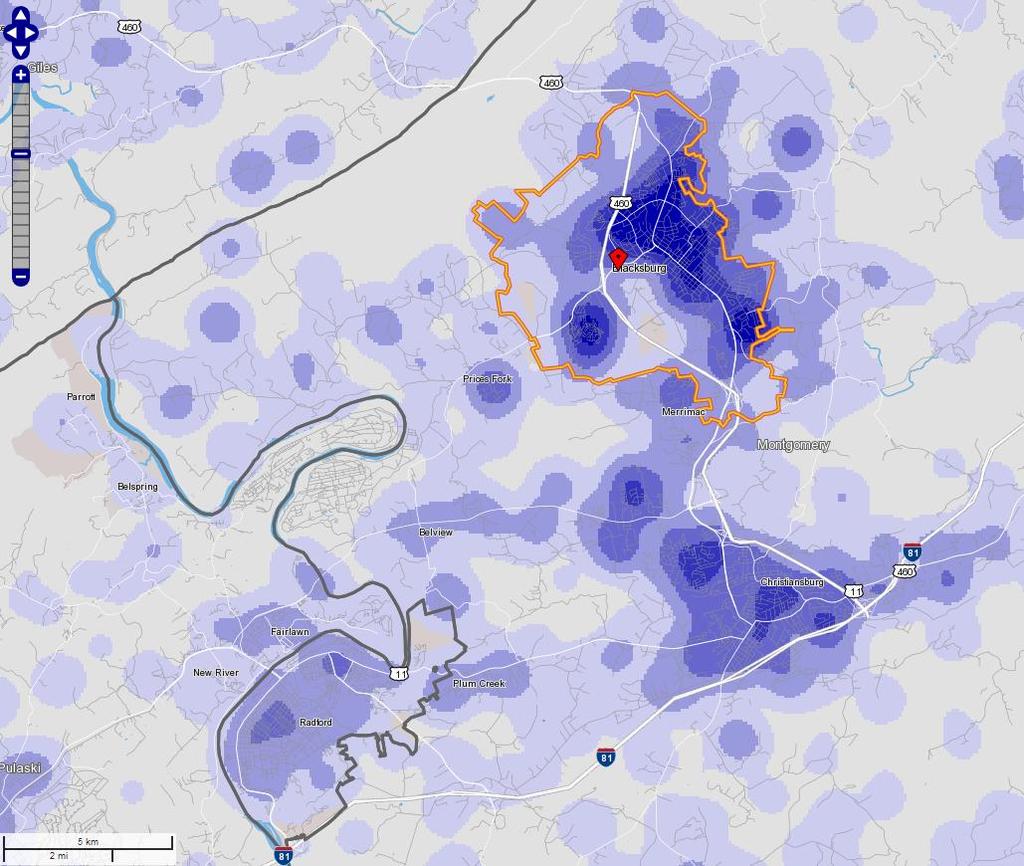 Making Our Data Available for the 21 st Century LONGITUDINAL EMPLOYER-HOUSEHOLD DYNAMICS Heat map of residences for jobs in Blacksburg, VA Machanavaijjhala, Ashwin and Daniel Kifer, John M.