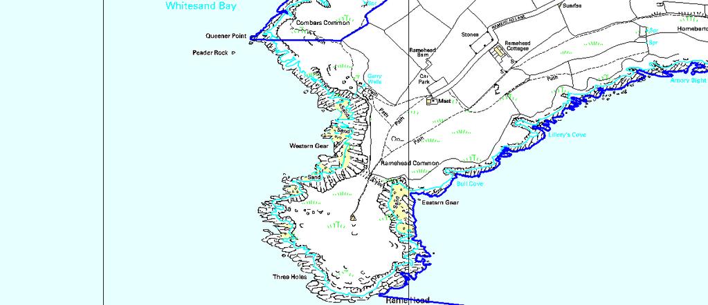 0017728 Polruan to Polperro SAC 2.1.5 The site contains a primary habitat under Annex I of the
