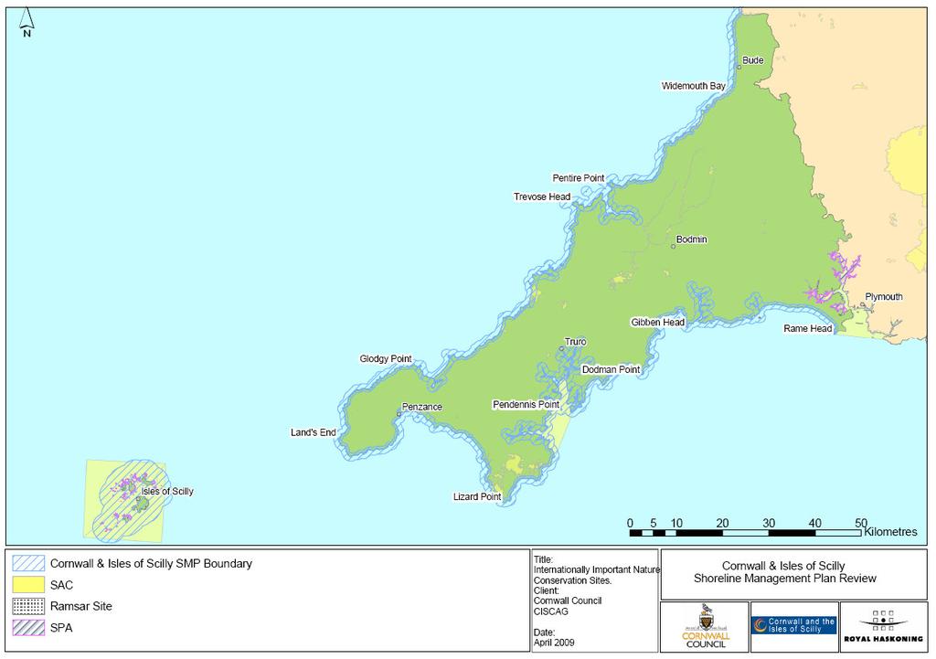 Tintagel-Marsland-Clovelly Coast SAC Penhale Dunes SAC Godrevy Head to St Agnes SAC Polruan to Polperro SAC Plymouth Sound & Estuaries SAC Isles of Scilly SPA & Isles of Scilly