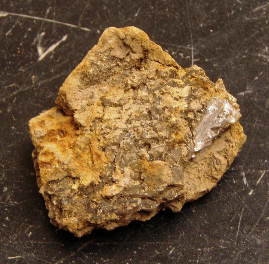 crystal in clay FIGURE 1120-3 Specimen