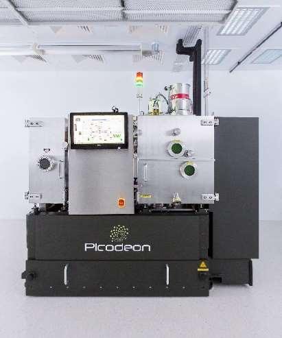 Picodeon Coldab Pulsed Laser Deposition (PLD) Substrate transported across