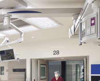 MedMaster M4 Surgical Suite Lighting Lighting that Addresses the Latest Surgical Suite Technology Needs MedMaster M4 with Updated Asymmetric Distribution Advanced medical equipment, air handling and