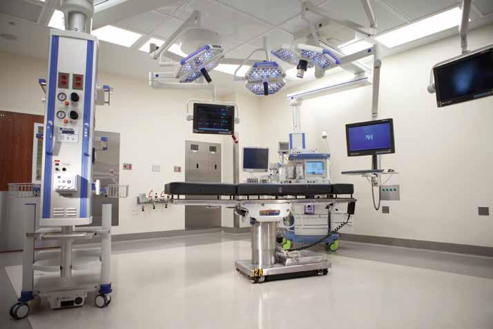 6 MedMaster M4 Surgical Suite Lighting Lighting Engineered for Demanding Infrastructure The MedMaster M4SEDI supports the surgical team, the patient and the surgical suite s critical environment: