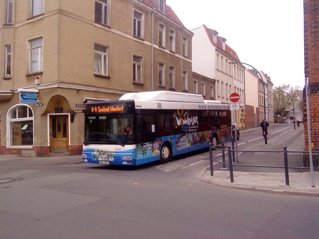 Petra Seidenberg CNG bus, City of Wismar,