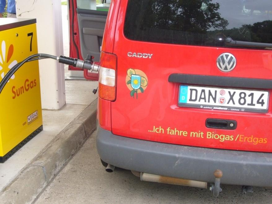 biogas filling station in Jamel, county of Lüchow- Dannenberg Operation by agricultural trade company