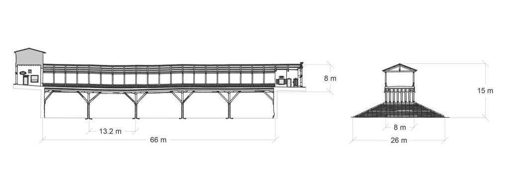 2. MORPHOLOGICAL DESCRIPTION It is important to describe the complex structure of the timber bridge before the historical overview of the main phases.